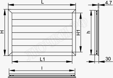 Решетка пластиковая ГР 300*300 Решетка пластиковая ГР 300*300