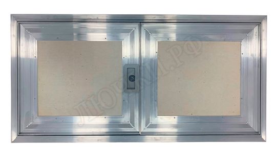 Люк-дверь под плитку Техно 2 створки 1800*2000, с кантом, замки вар №4 Люк-дверь под плитку Техно 2 створки 1800*2000, с кантом, замки вар №4