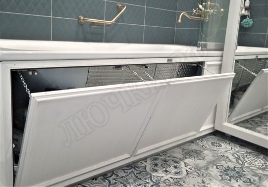 Люк нажимной под ванную Экран 1750*510 Люк нажимной под ванную Экран 1750*510