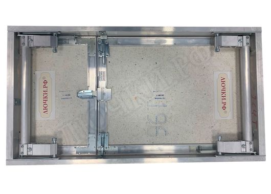 Люк под плитку Нажимной Секрет-Лайт 2 створки 1050*400 Люк под плитку Нажимной Секрет-Лайт 2 створки 1050*400