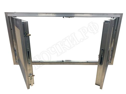 Люк под покраску Техно Противопожарный 2 створки 2000*1150 Люк под покраску Техно Противопожарный 2 створки 2000*1150