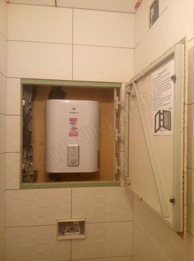 Люк под плитку Нажимной Железяка, 1 створка Люк под плитку Нажимной Железяка, 1 створка