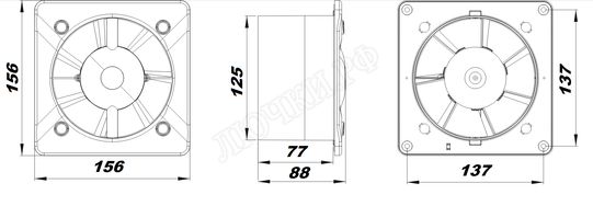 Вытяжной вентилятор Awenta System+, Turbo, 125, KWT125M, PNI125, Нержавеющая сталь Вытяжной вентилятор Awenta System+, Turbo, 125, KWT125M, PNI125, Нержавеющая сталь