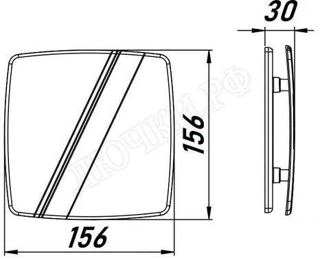 Вытяжной вентилятор Awenta System+, Turbo, 100, KWT100T, PLS100, Серебро (сатин), пластик Вытяжной вентилятор Awenta System+, Turbo, 100, KWT100T, PLS100, Серебро (сатин), пластик