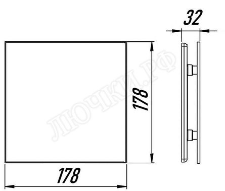 Вытяжной вентилятор Awenta System+, Turbo, 125, KWT125M, PTGB125P, Чёрный глянцевый, стекло Вытяжной вентилятор Awenta System+, Turbo, 125, KWT125M, PTGB125P, Чёрный глянцевый, стекло